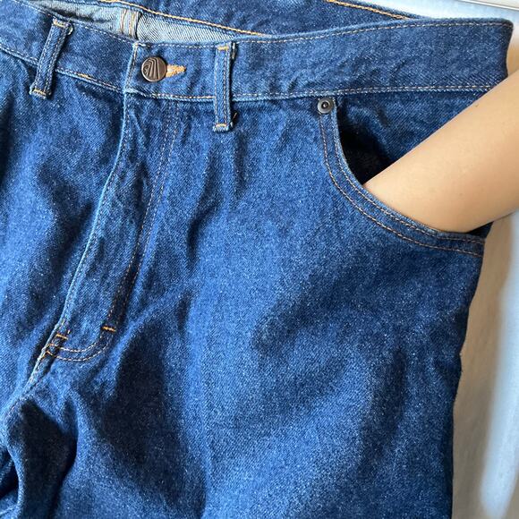 AmeriPride Services Men’s Denim Strains Leg Jeans size 38 x 32, Blue - Picture 7 of 11